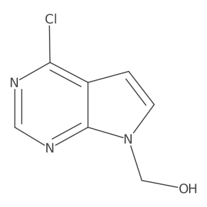 4-chloro-7H-Pyrrolo[2,3-d]pyrimidine-7-methanol结构式