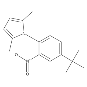 1-(4-Tert-butyl-2-nitrophenyl)-2,5-dimethylpyrrole Structure