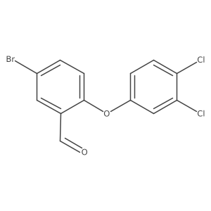 5-Bromo-2-(3,4-dichlorophenoxy)benzaldehyde结构式