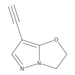 Pyrazolo[5,1-b]oxazole, 7-ethynyl-2,3-dihydro-结构式