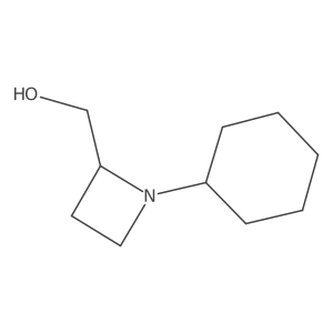 (1-Cyclohexylazetidin-2-yl)methanol结构式