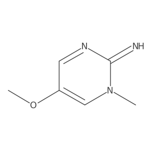 5-Methoxy-1-methyl-2(1H)-pyrimidinimine结构式