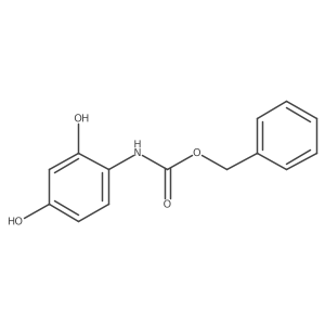 (2,4-Dihydroxyphenyl)-carbamic acid benzyl ester Structure