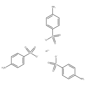 Aluminium tris(sulphanilate)结构式