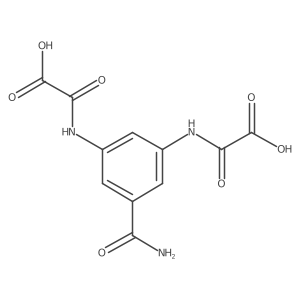 Acetic acid, 2,2a(2)-[[5-(aminocarbonyl)-1,3-phenylene]diimino]bis[2-oxo- Structure