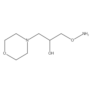 1-Aminooxy-3-morpholin-4-ylpropan-2-ol结构式