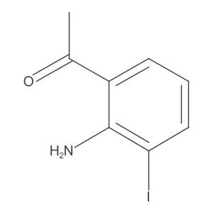 1-(2-Amino-3-iodophenyl)ethanone结构式