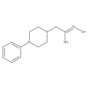 N'-hydroxy-2-(4-phenylpiperazin-1-yl)ethanimidamide Structure