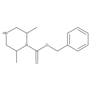 (2R,6S)-rel-Benzyl 2,6-dimethylpiperazine-1-carboxylate结构式