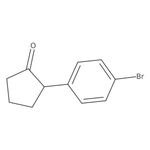 2-(4-Bromophenyl)cyclopentanone结构式