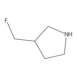 (S)-3-(Fluoromethyl)pyrrolidine Structure