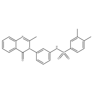 3,4-dimethyl-N-(3-(2-methyl-4-oxoquinazolin-3(4H)-yl)phenyl)benzenesulfonamide Structure