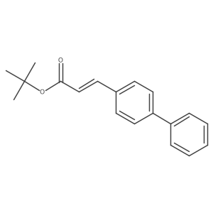 tert-butyl (E)-3-(4-phenylphenyl)prop-2-enoate Structure