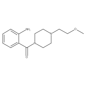 2-{[4-(2-Methoxyethyl)piperazin-1-yl]carbonyl}aniline Structure