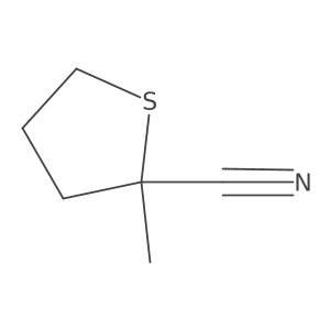 2-methyltetrahydrothiophene-2-carbonitrile结构式