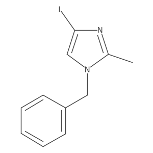 1-Benzyl-4-iodo-2-methylimidazole结构式