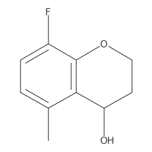 8-Fluoro-5-methylchroman-4-ol结构式