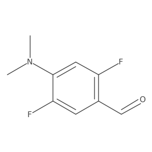 4-(Dimethylamino)-2,5-difluorobenzaldehyde Structure