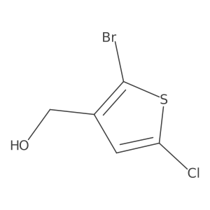 (2-Bromo-5-chloro-3-thienyl)methanol Structure