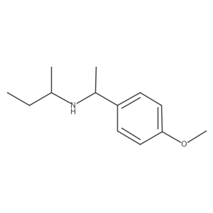 (Butan-2-yl)[1-(4-methoxyphenyl)ethyl]amine结构式