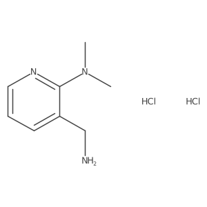 3-(Aminomethyl)-N,N-dimethylpyridin-2-amine dihydrochloride Structure