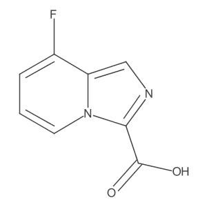 8-Fluoroimidazo[1,5-a]pyridine-3-carboxylic acid结构式