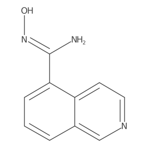 N-Hydroxy-5-isoquinolinecarboximidamide Structure