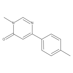 3-methyl-6-(p-tolyl)pyrimidin-4(3H)-one Structure