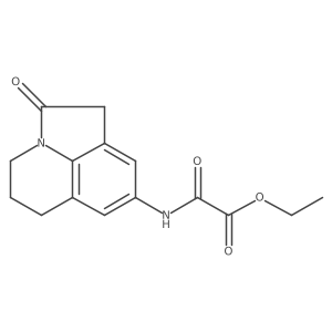ethyl 2-oxo-2-((2-oxo-2,4,5,6-tetrahydro-1H-pyrrolo[3,2,1-ij]quinolin-8-yl)amino)acetate Structure