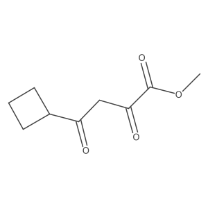 Methyl 4-cyclobutyl-2,4-dioxobutanoate结构式