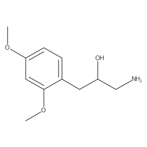 1-Amino-3-(2,4-dimethoxyphenyl)propan-2-ol Structure