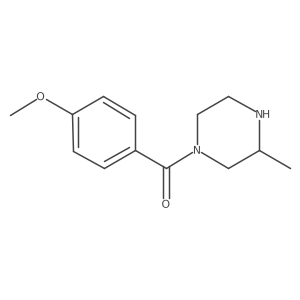 1-(4-Methoxybenzoyl)-3-methylpiperazine Structure