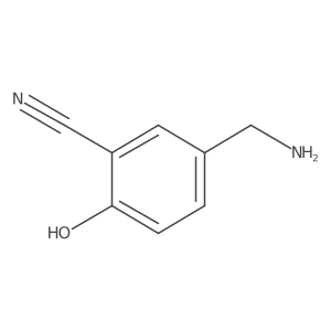 5-(Aminomethyl)-2-hydroxybenzonitrile结构式
