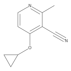 4-Cyclopropoxy-2-methylnicotinonitrile Structure