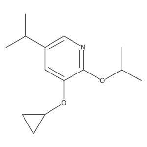3-Cyclopropoxy-2-isopropoxy-5-isopropylpyridine Structure