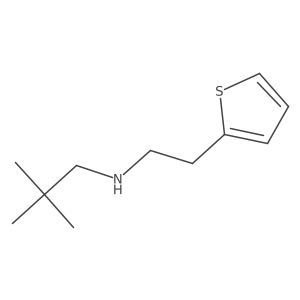 (2,2-Dimethylpropyl)[2-(thiophen-2-yl)ethyl]amine Structure
