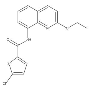 5-chloro-N-(2-ethoxyquinolin-8-yl)thiophene-2-carboxamide Structure