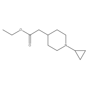 Ethyl (1-cyclopropylpiperidin-4-yl)acetate Structure