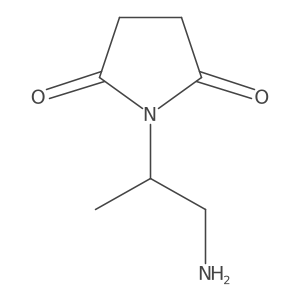 1-(1-Aminopropan-2-yl)pyrrolidine-2,5-dione Structure