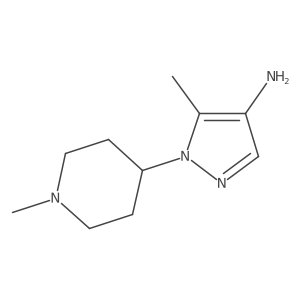 5-Methyl-1-(1-methylpiperidin-4-yl)-1h-pyrazol-4-amine Structure
