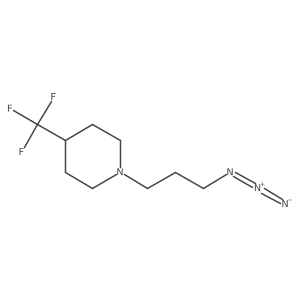 1-(3-Azidopropyl)-4-(trifluoromethyl)piperidine结构式