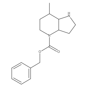 Benzyl 7-methylhexahydro-1H-pyrrolo[3,2-B]pyridine-4(2H)-carboxylate Structure