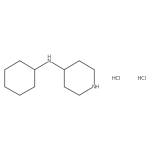 N-cyclohexylpiperidin-4-amine dihydrochloride结构式