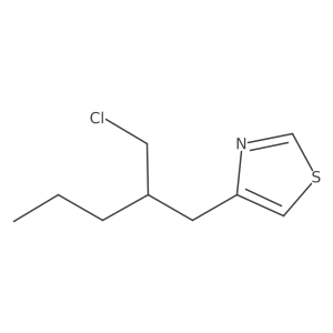 4-(2-(Chloromethyl)pentyl)thiazole Structure