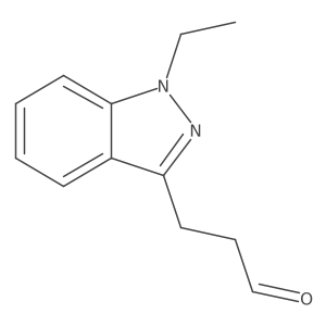 3-(1-ethyl-1H-indazol-3-yl)propanal Structure