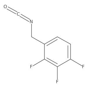 1,2,3-Trifluoro-4-(isocyanatomethyl)benzene Structure