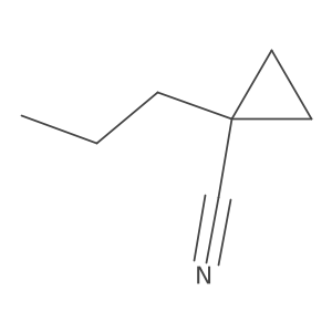 1-Propylcyclopropane-1-carbonitrile结构式