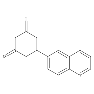 5-(Quinolin-6-yl)cyclohexane-1,3-dione结构式