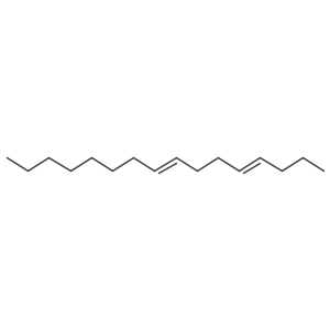 (4E,8E)-Hexadeca-4,8-diene Structure