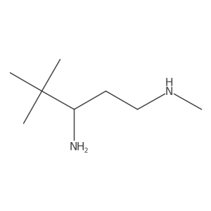 (3-Amino-4,4-dimethylpentyl)(methyl)amine Structure